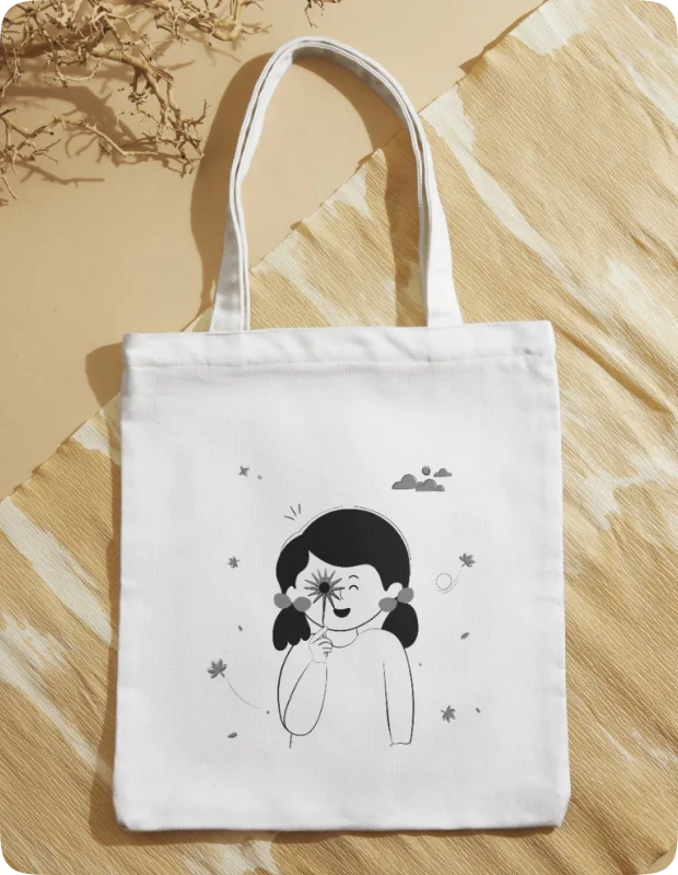 Cloth Bag Illustration